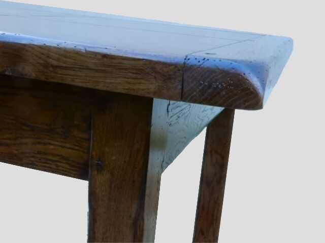 Massive old chene farm table