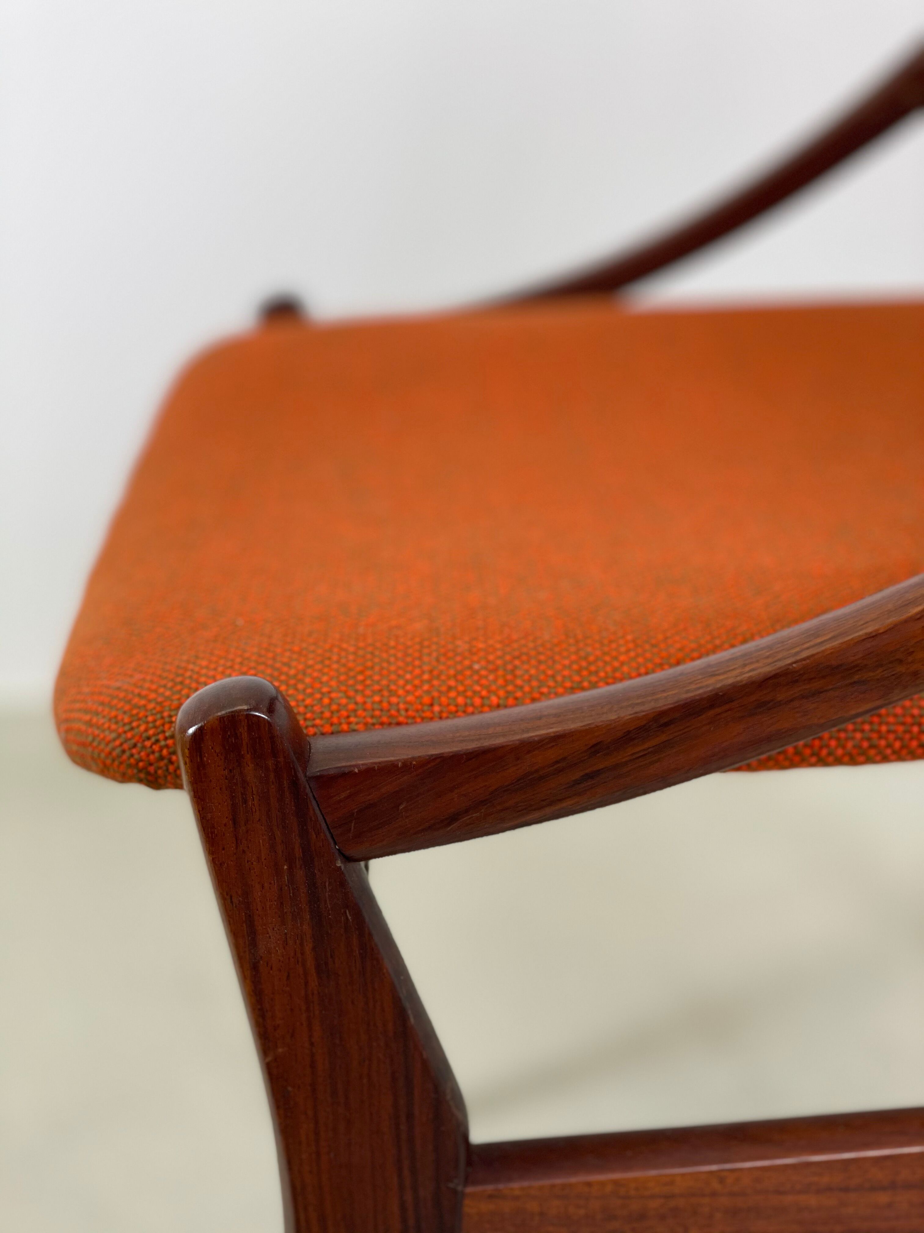 Dining chair in rosewood by Vestervig Eriksen, 1960s