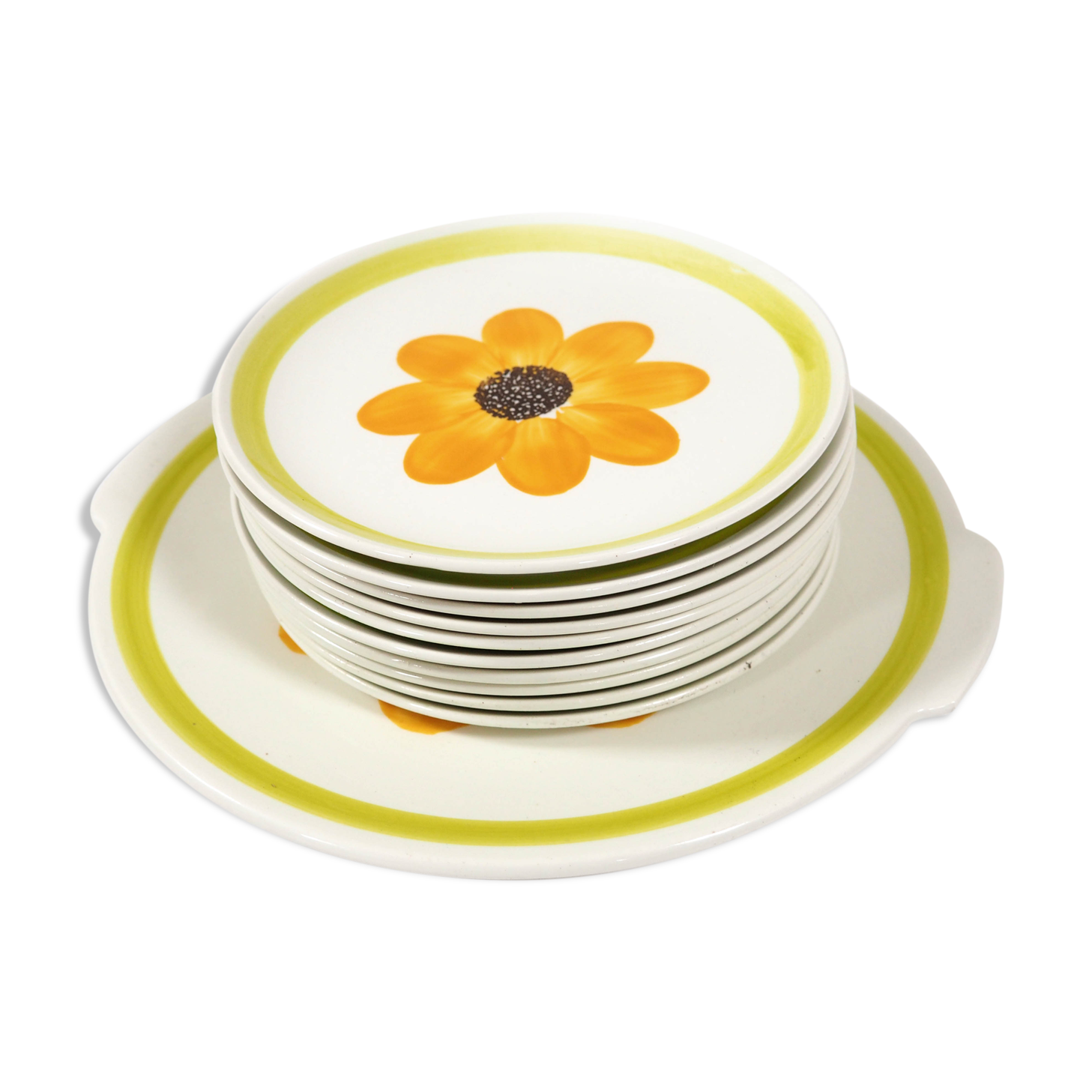 Set 10 plates - 70s