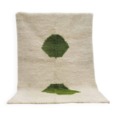 Tapis berbère en laine pure fait main artisanale traditionnelle 2/3 m