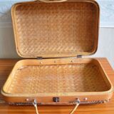 Vintage wicker case
