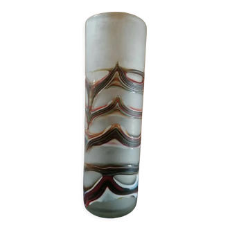 Vase roll glass paste Murano original