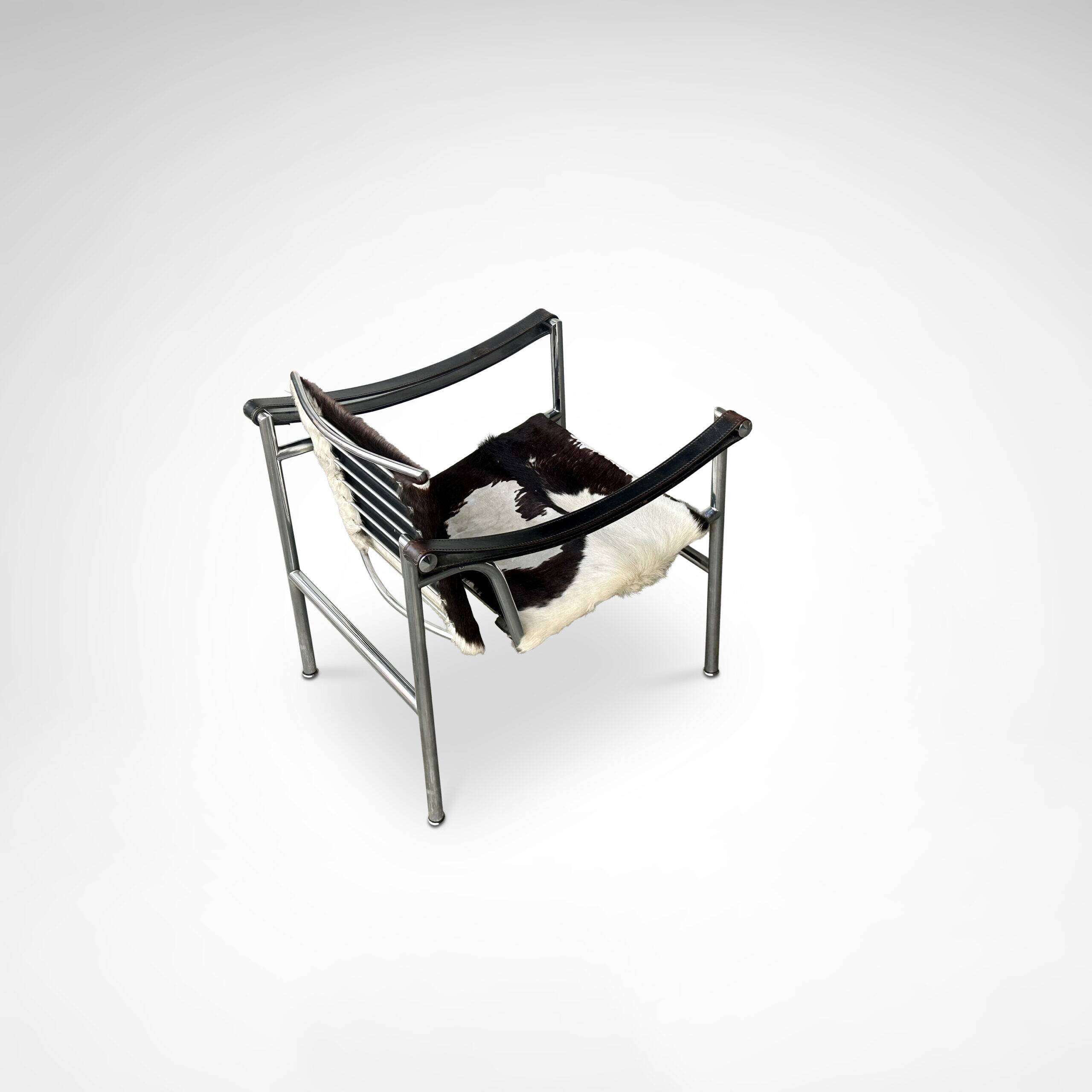 LC1 ponyskin armchair by Le Corbusier et al for Cassina 1980s