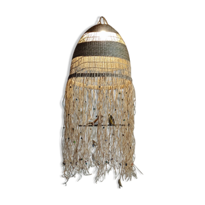 Suspension lustre rotin
