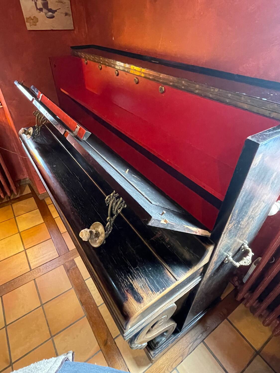 Old upright piano transformed