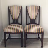Set of 4 Art Deco Amsterdam School ‘t Woonhuys Dining Chairs The Netherland