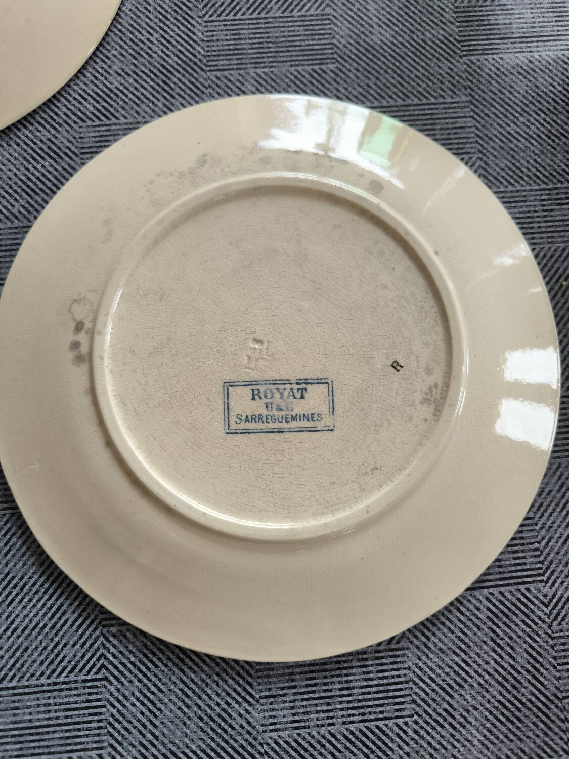 Royat dessert plates Sarreguemines