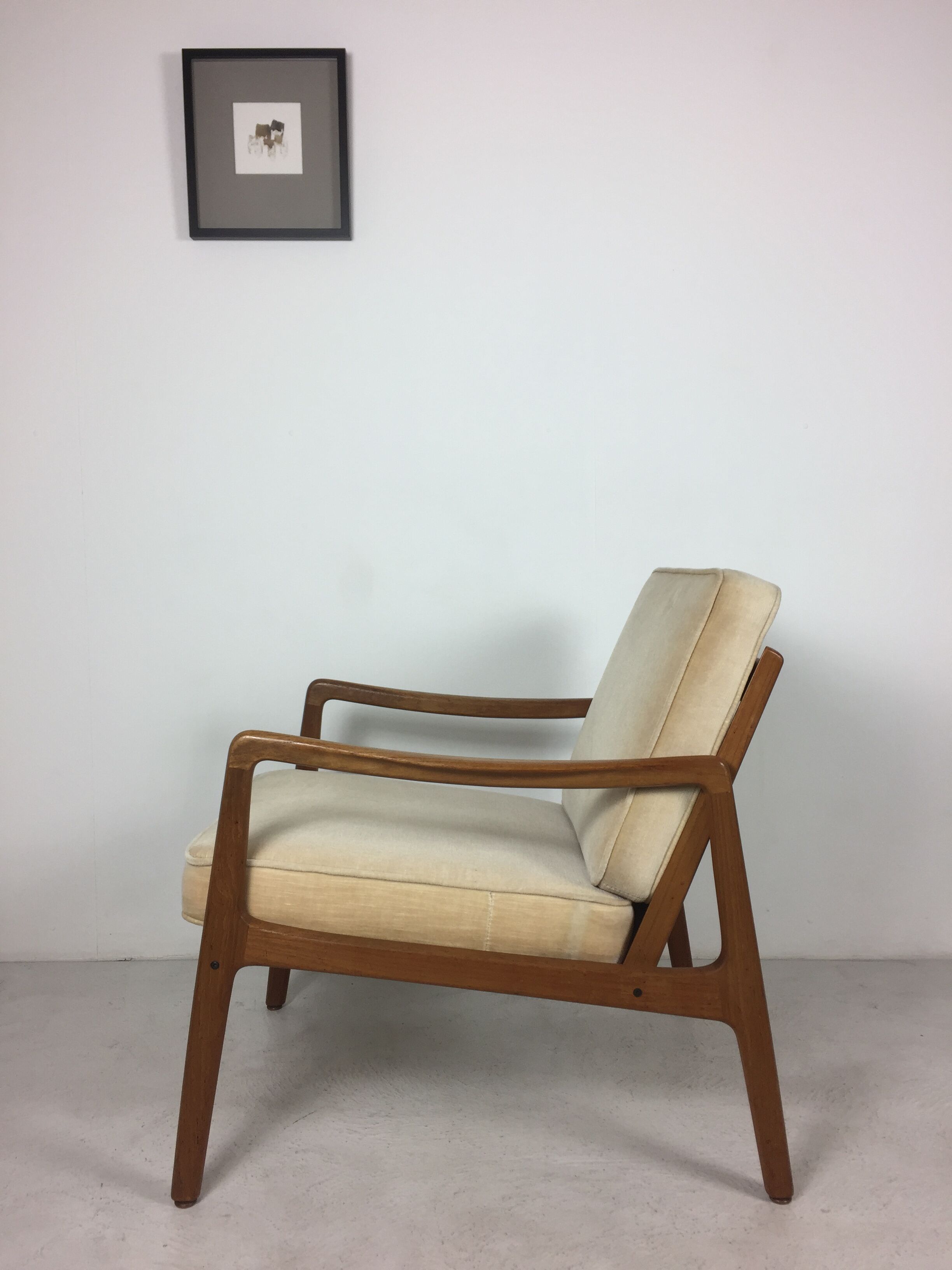 Danish teak easy chair by Ole Wanscher