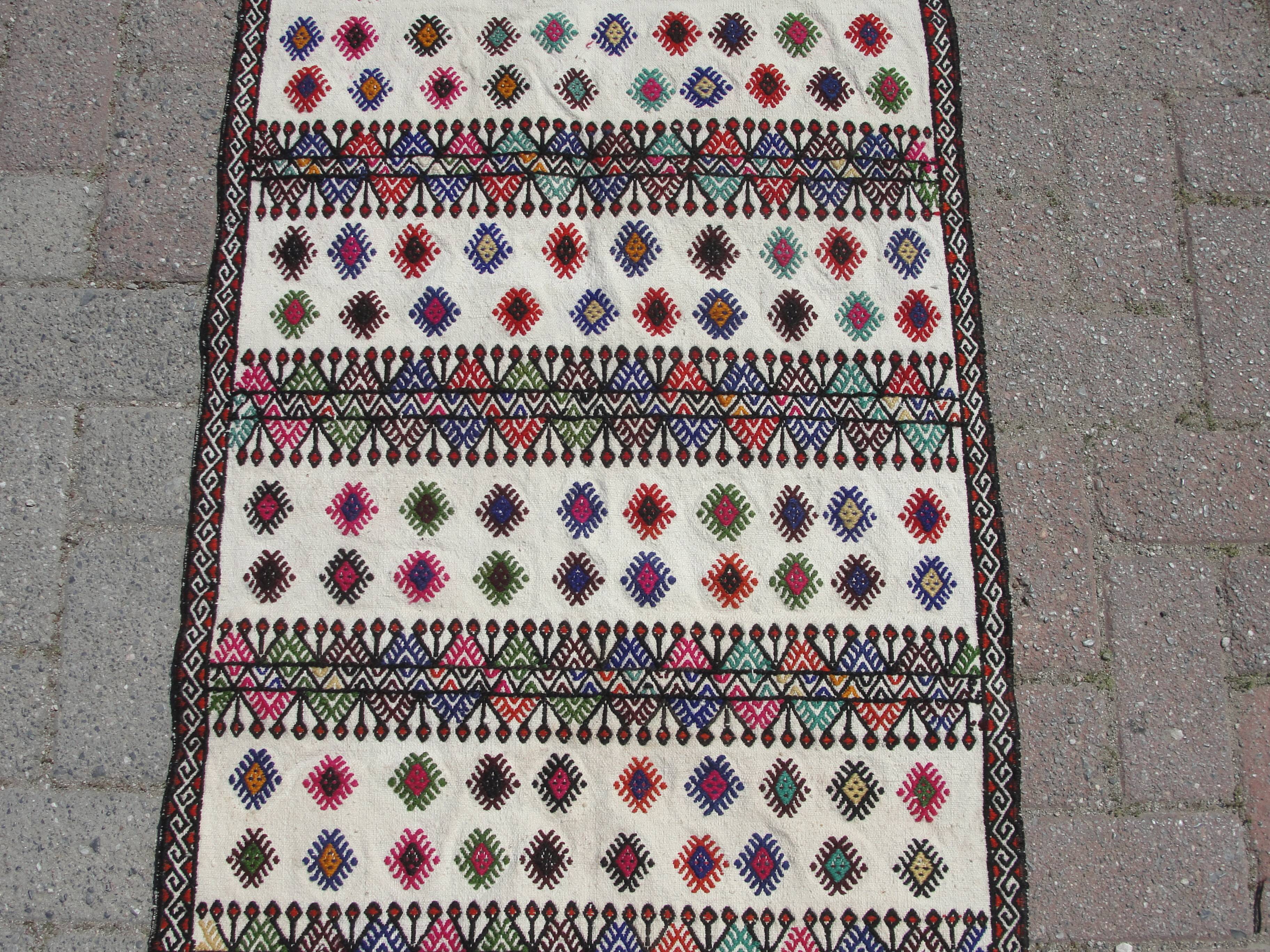 Small Cotton Doormat kilim rugs