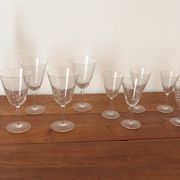 Service verres cristal.