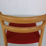 4 chairs model 84 by Niels Otto Moller for Højbjerg, Denmark 1970s