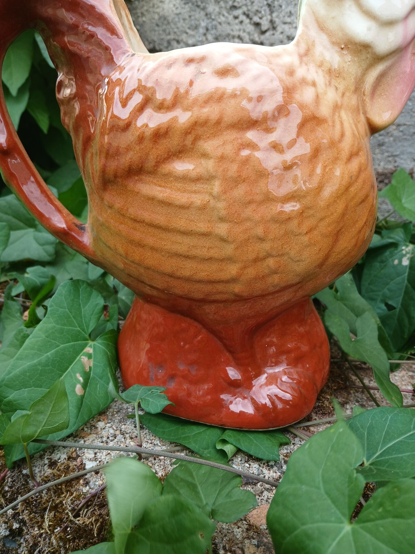 Antique jug in slipware