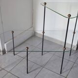 1950s glass display shelves