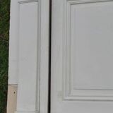 Boiserie XIX° 2x2 portes miroir Louis Philippe H2,46m L4,5m