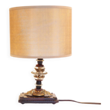 Brass and glass lamp
