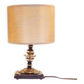 Brass and glass lamp
