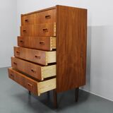 Commode en teck des années 1960, Danemark