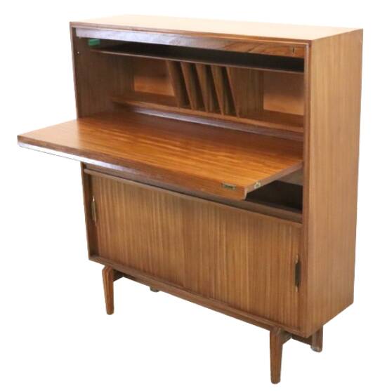 Beaver & Tapley Ltd secretaire 'Elvington' - vintage teak