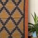 Tapis en jute et coton tissé à la main