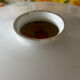 Vintage grand lampshade in white opaline.