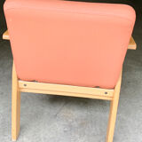 Fauteuil bois clair