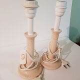 Pieds de lampe en céramique