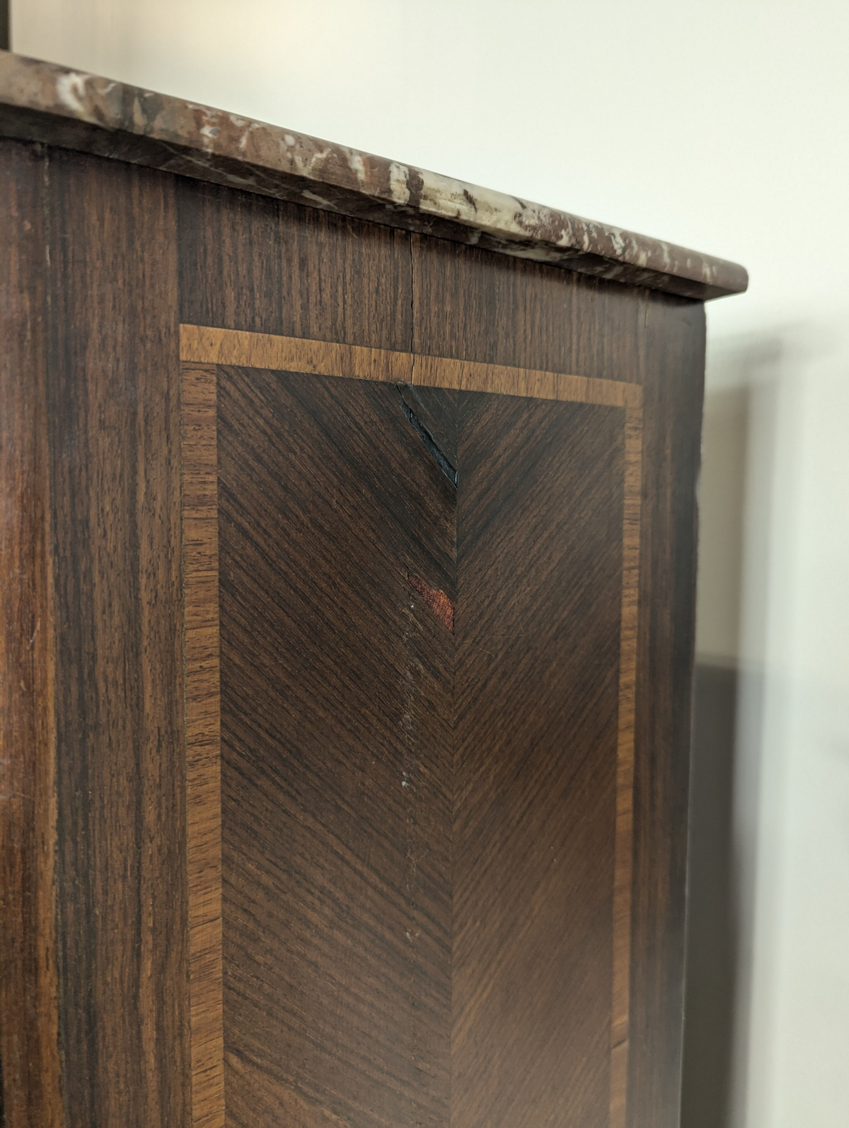 Regency style rosewood chiffonier secretary