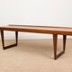 Large coffee table, or bench, Danish in teak by Peter Lovig Nielsen 1960.