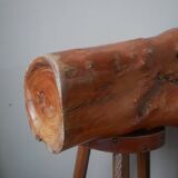 Large contemporary design handcrafted wooden vase