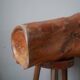 Large contemporary design handcrafted wooden vase