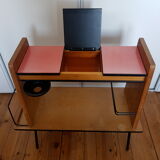Vintage console furniture wood and formica