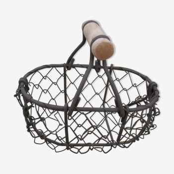 Mini basket in wire metal