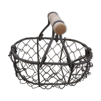 Mini basket in wire metal