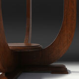 Art Deco side table in oak wood, 1930's