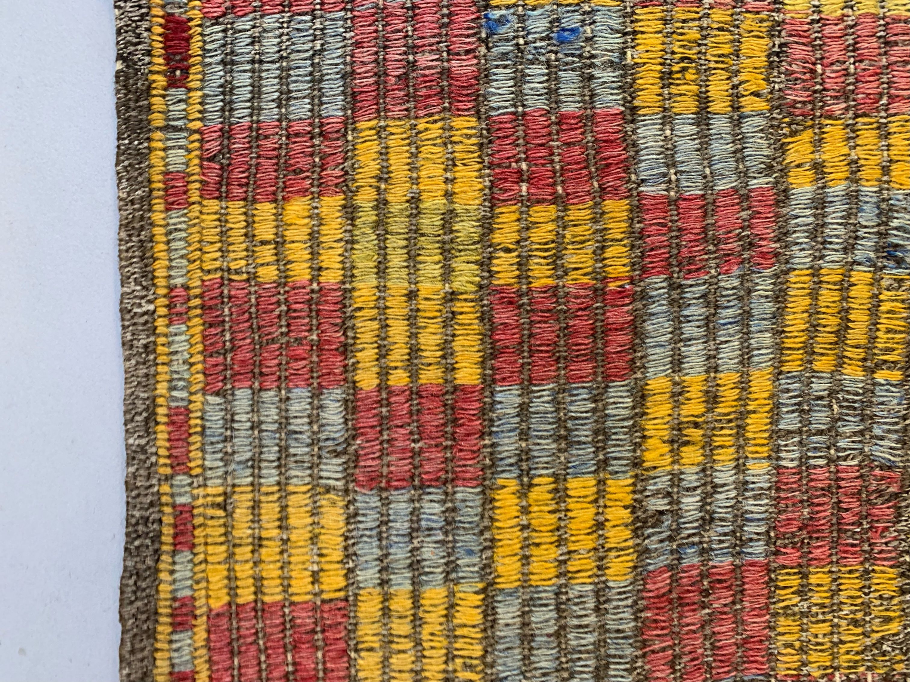 Large Vintage Turkish Kilim Rug 300x170 cm Wool Jajim Kelim