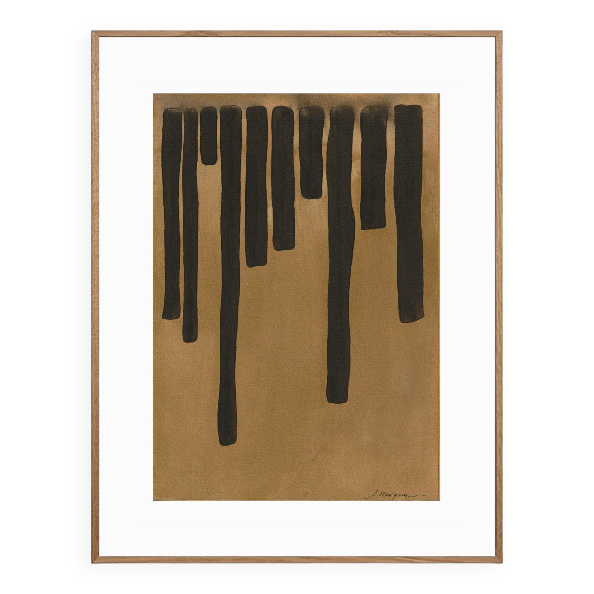 Dessin original de J. Rodgussar – Encres sur papier
