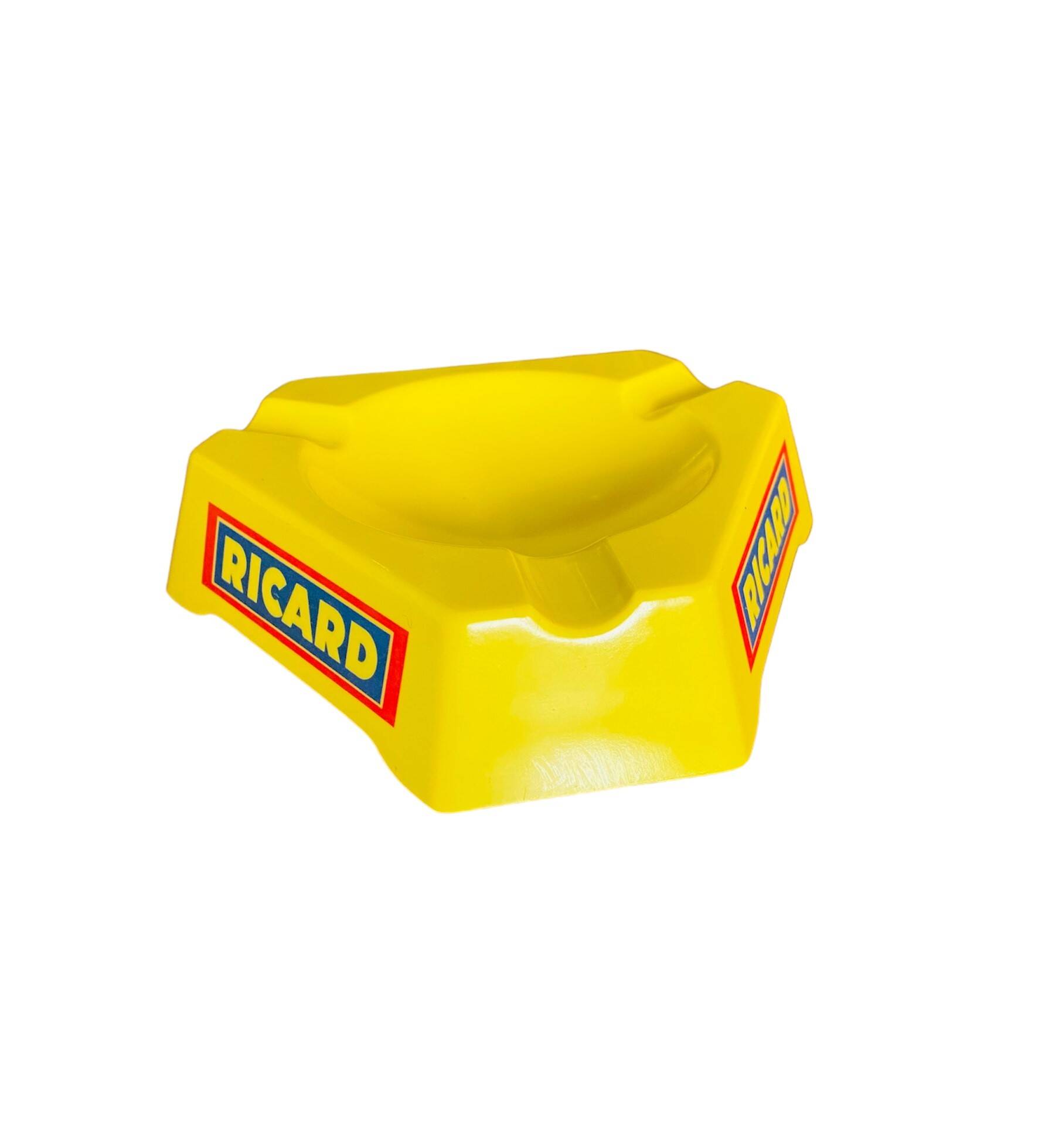 Cendrier vintage Ricard jaune
