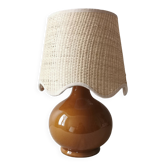 Lampe Gaston rotin