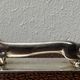 12 antique silver-plated bronze knife rests in modern art deco animal designs.