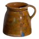 Old glazed ceramic jug – Central Europe, around 1930
