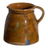 Old glazed ceramic jug – Central Europe, around 1930