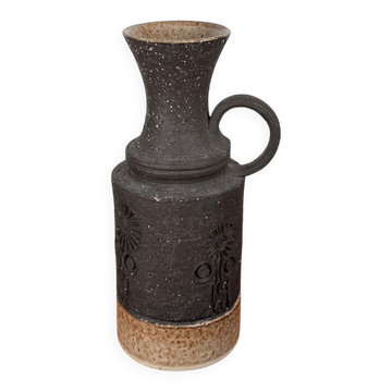 Mid-century Danish studio ceramic vase from the 1960s.