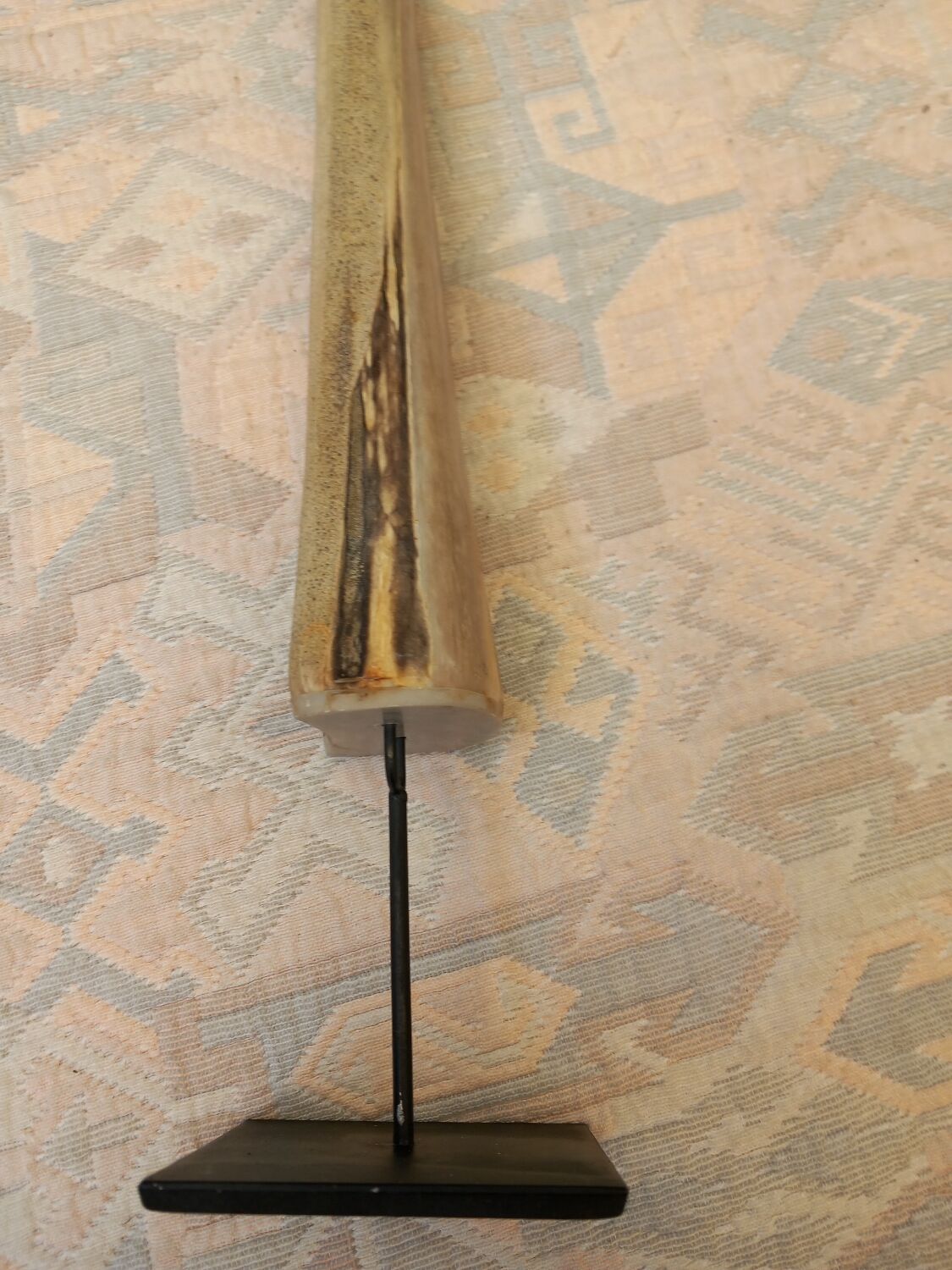 Rostrum marlin on Metal base sport fishing