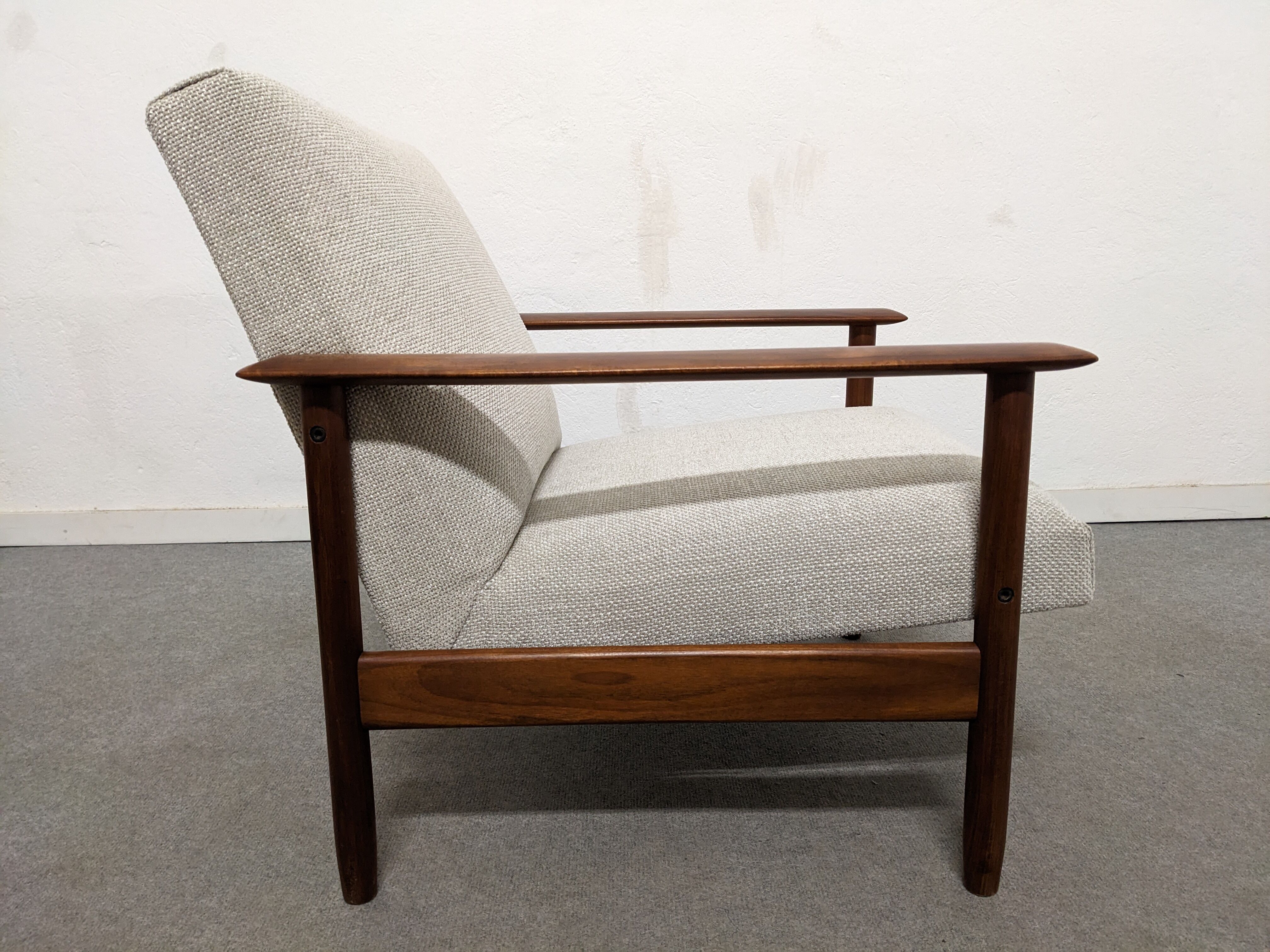 Pair of Danish teak armchairs from the 50s/60s