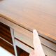 Italian desk designed by Hans Von Klier for Skipper, 1970s.