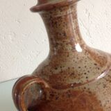 Vase ball soliflore in glazed sandstone / vintage years 60-70