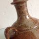 Vase boule soliflore en gres vernissé vintage années 60-70