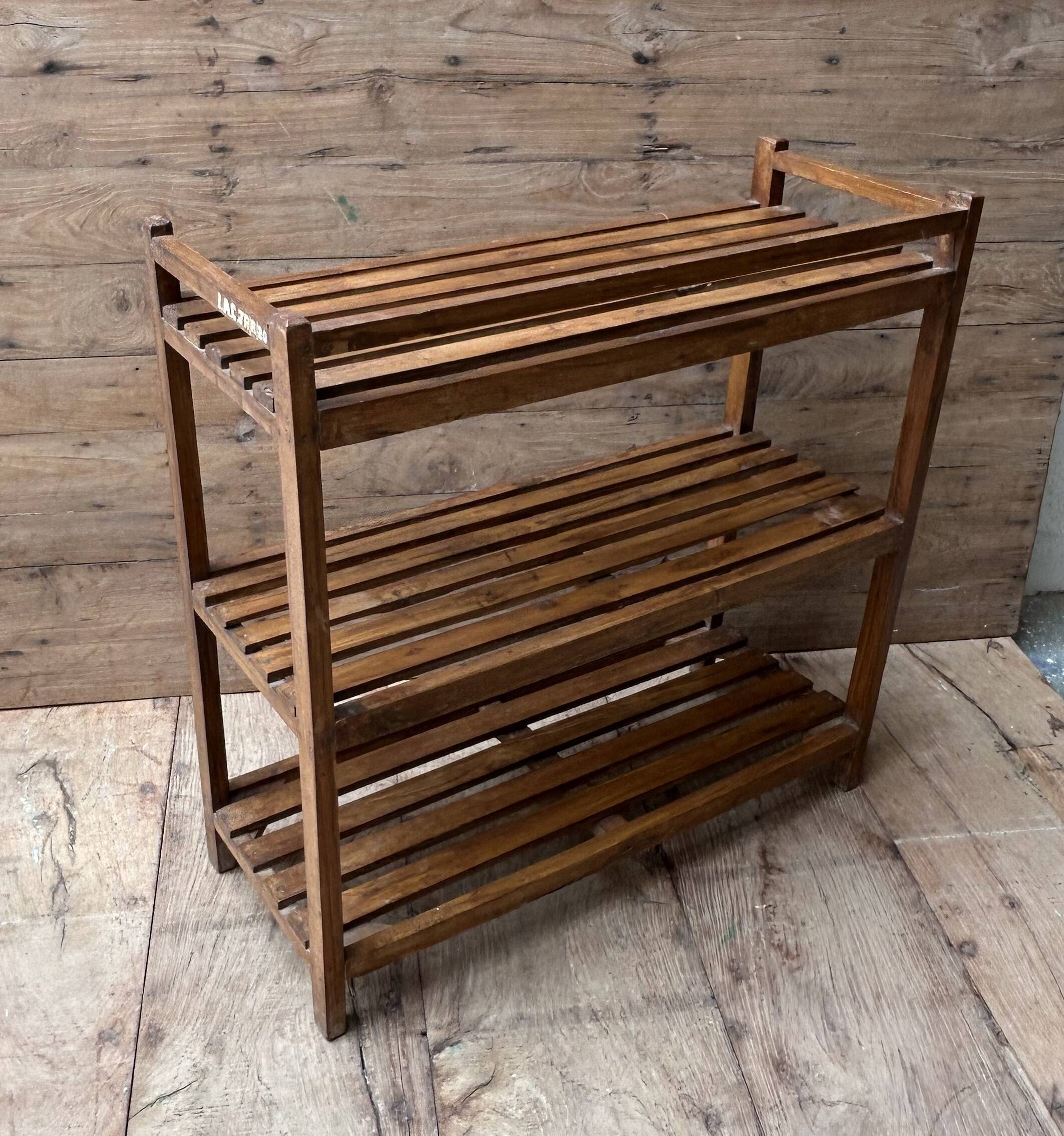 teak shelf from Burma