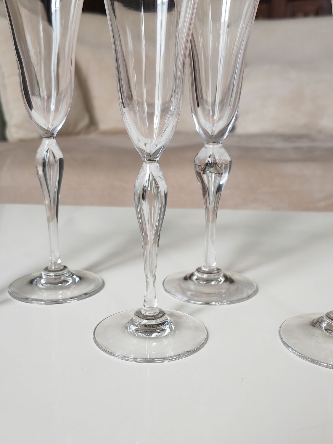 Crystal Champagne Flutes