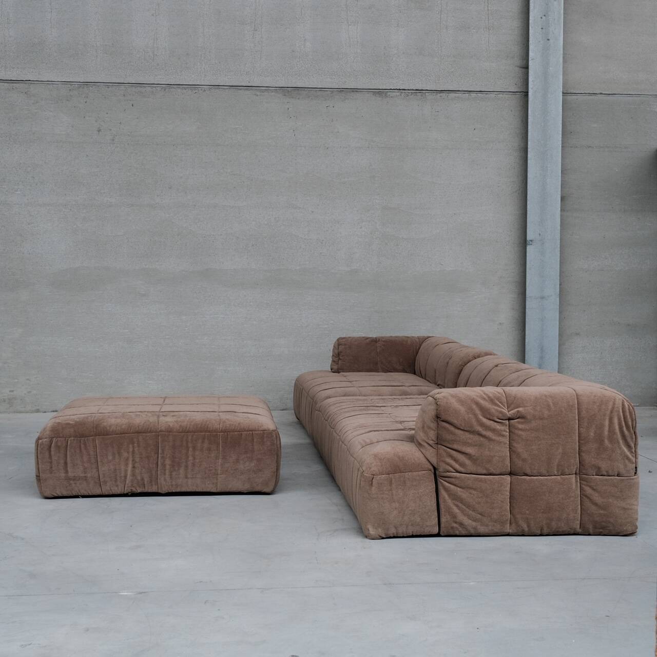 Cini Boeri 'Strips' Italian Modular Mid-Century Sofa for Arflex